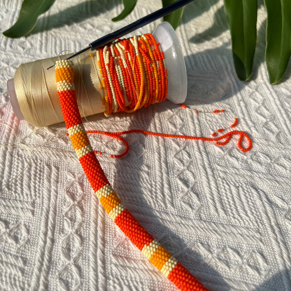 Albino Honduran Tangerine Bracelet