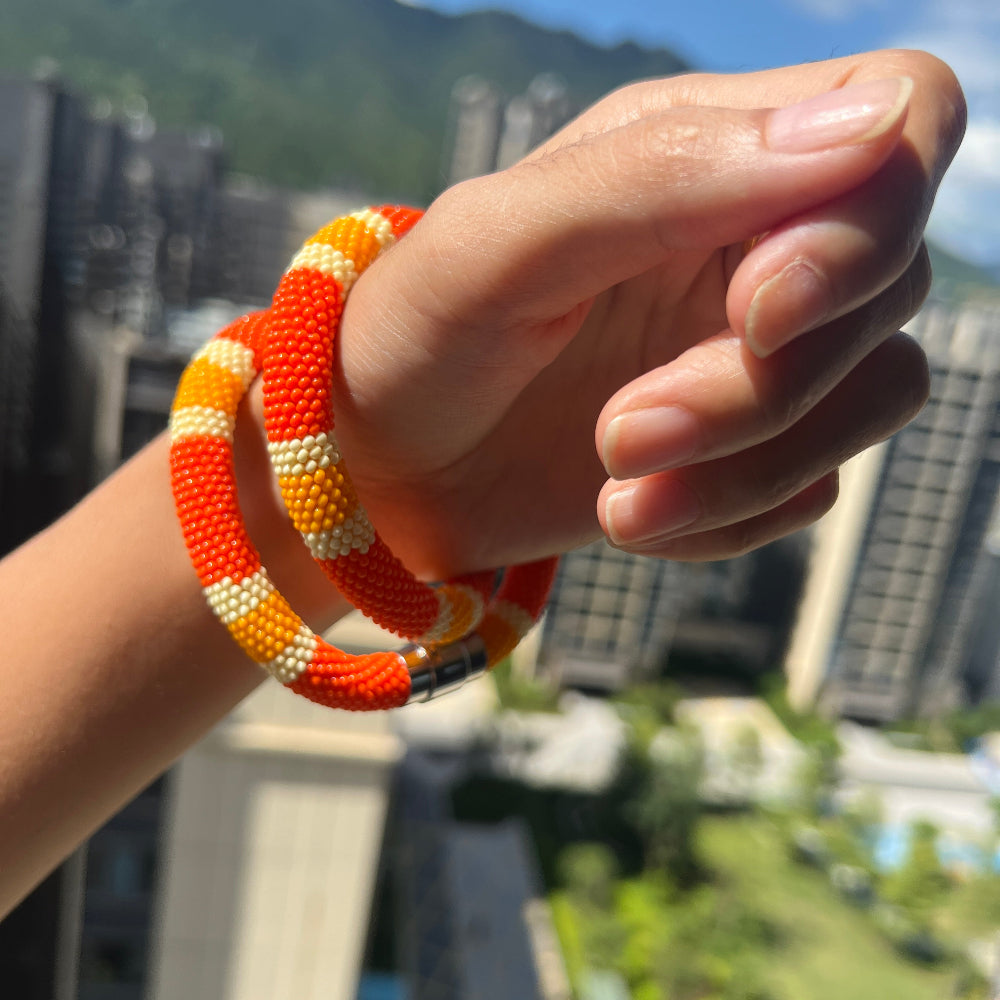 Albino Honduran Tangerine Bracelet