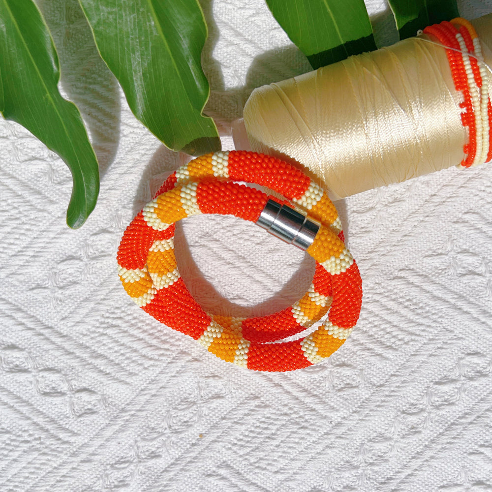 Albino Honduran Tangerine Bracelet