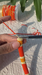 Albino Honduran Tangerine Bracelet